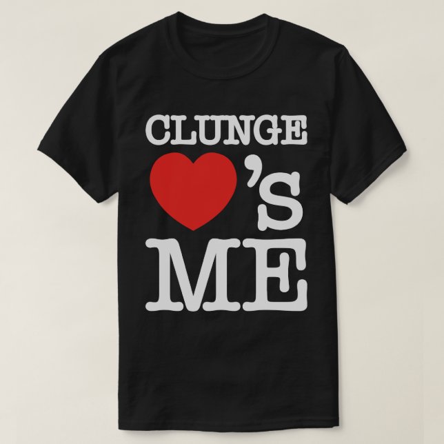 Camiseta CLUNGE LOVE's ME (Diseño del anverso)