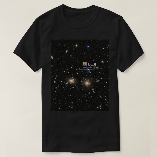 Camiseta Clúster de comas de la encuesta de imágenes del le (Diseño del anverso)