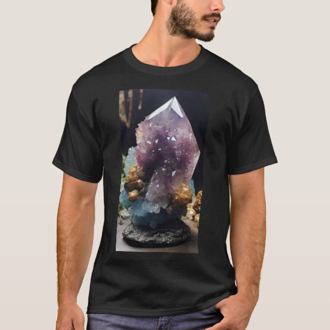 Camiseta Clúster de cristal místico (Anverso)