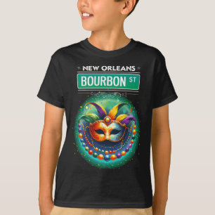 Camiseta Cly New Orleans Bourbon Street Guay Fun Nola Mardi