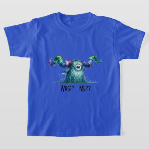 Camiseta Clyde - Monstruo preocupado de un solo ojo - Camis