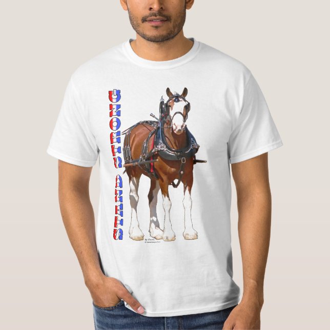 Camiseta Clydesdale fuerte (Anverso)