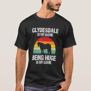 Camiseta Clydesdale para jinete Clydesdale y caballo de tir