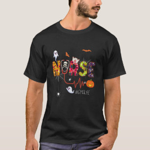Camiseta Cma Enfermera Halloween Ghost Spider Certificado M
