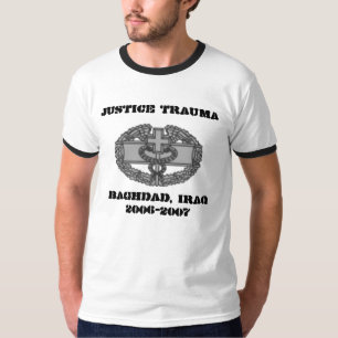 CAMISETA CMB2, TRAUMA DE LA JUSTICIA, BAGDAD, IRAQ2006-2007