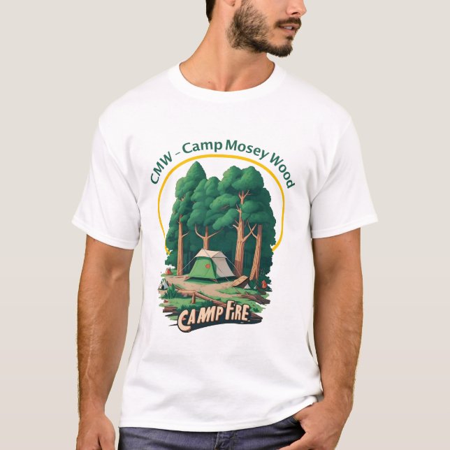 Camiseta CMW - Camp Mosey Wood (Anverso)