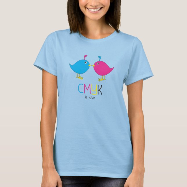 Camiseta CMYK Birds (Anverso)