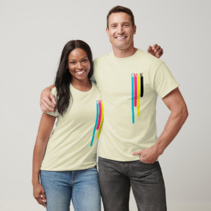 Camiseta CMYK Colors shirt