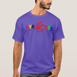 Camiseta CMYK versus RGB