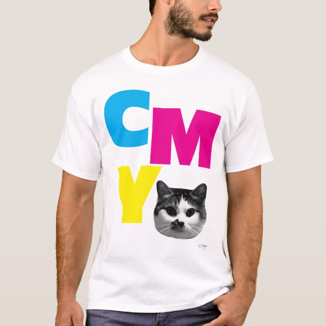 Camiseta CMYKitty (Anverso)