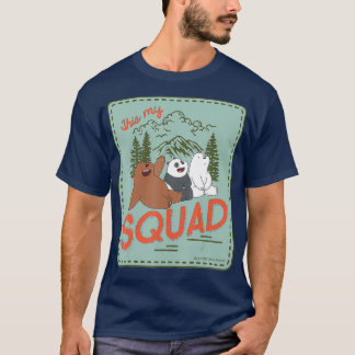 Camiseta CN We Bare Bears This My Squad