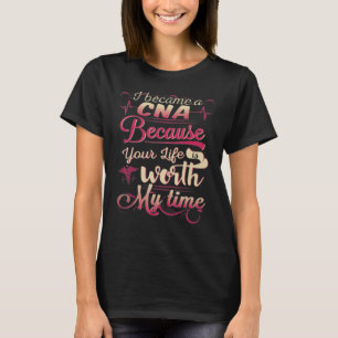 Camiseta CNA Enfermera Hermosa Para Ti Y Tu Familia