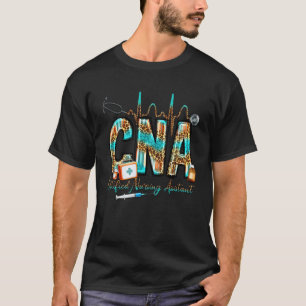 Camiseta CNA Enfermero Auxiliar Certificado Estetoscopio Re