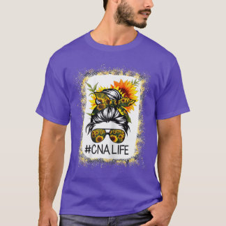 Camiseta CNA Life Moño Despeinado De Girasol Para Mujeres M