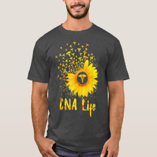 Camiseta CNA Life Sunflower Cute Nurs