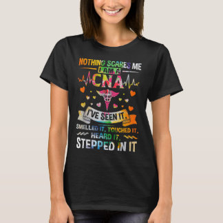 Camiseta CNA Nothing me asusta Soy una enfermera de salud d