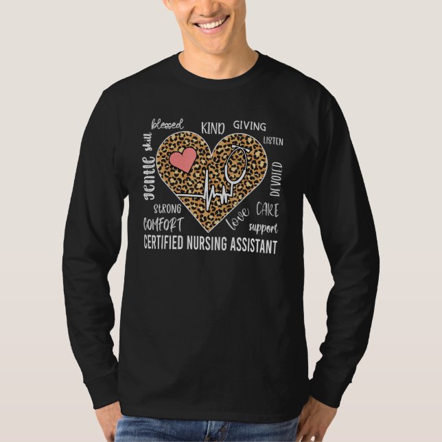Camiseta CNA Nurse Appreciation Certified Nurse Assistant C (Anverso)