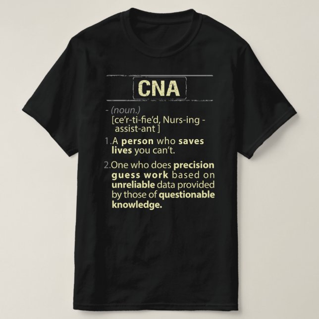 Camiseta CNA Real American Definition (Diseño del anverso)