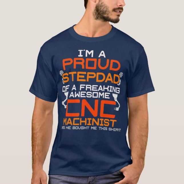Camiseta CNC Machinist Birthday Gifts Divertido divertido (Anverso)
