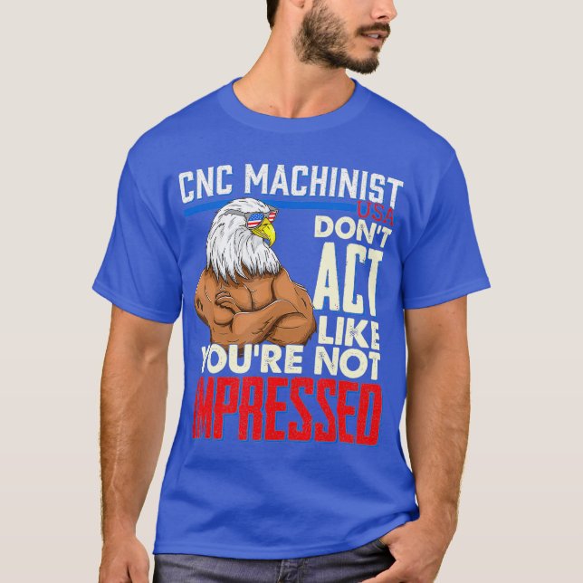 Camiseta CNC Machinist Funny Computer Geek (Anverso)