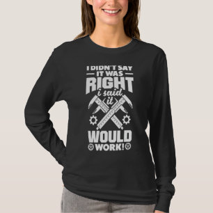 Camiseta Cnc Machinist Metalworker Machining No Lo Dije