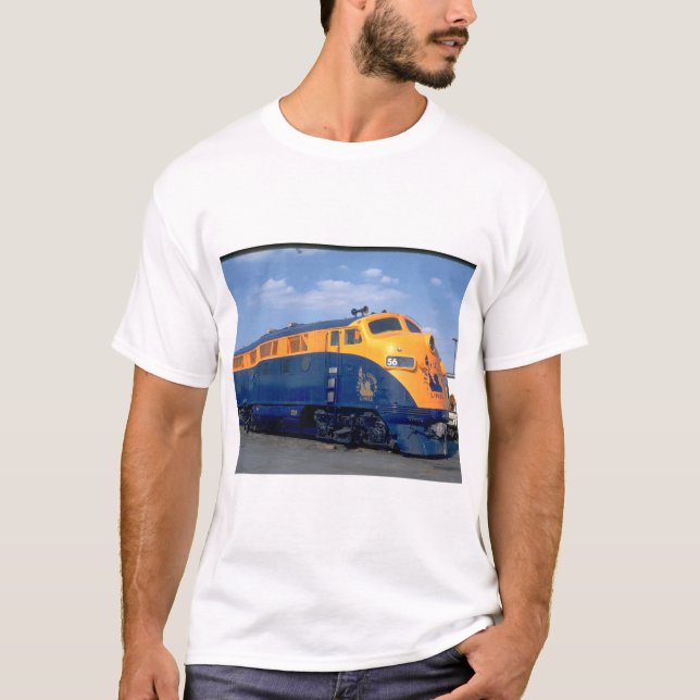 Camiseta CNJ EMD F-3A #56. (tren; sky_Trains (Anverso)