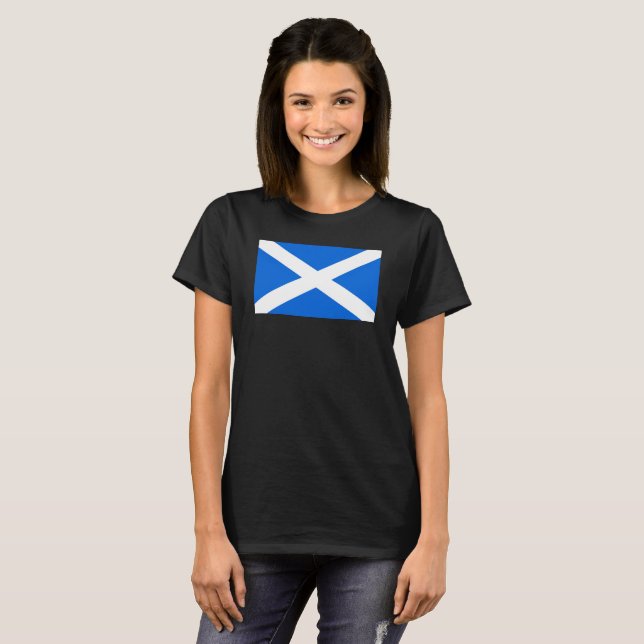 Camiseta Cnt de bandera escocesa (Anverso completo)