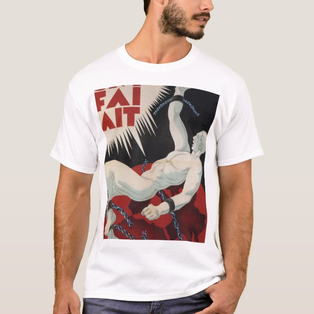Camiseta CNT. FAI. 1937) posters del _Propaganda de AIT ( (Anverso)