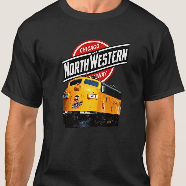 Camiseta CNW Chicago North Western Ferrocarril Yellow Diese (Subido por el creador)