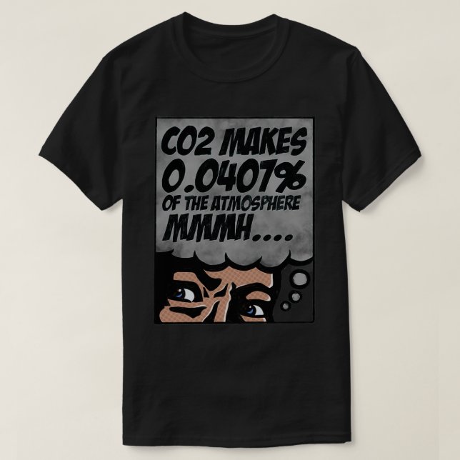 Camiseta CO2 MAKES 00407 de la atmósfera mmmh (Diseño del anverso)