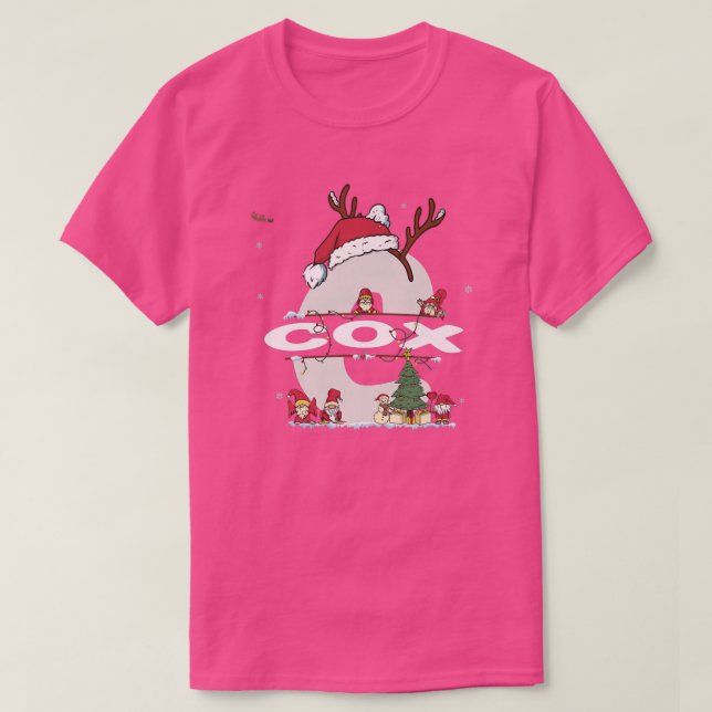 Camiseta Co Christmas  w Co Name for funny Xmas  (Diseño del anverso)