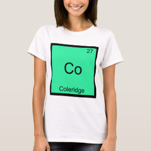 Camiseta Co - Coleridge divertido símbolo de eleme