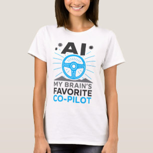 Camiseta Co-Pilot de IA - Socio inteligente de My Brain