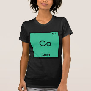 Camiseta Co - Símbolo del Elemento de Química Dive
