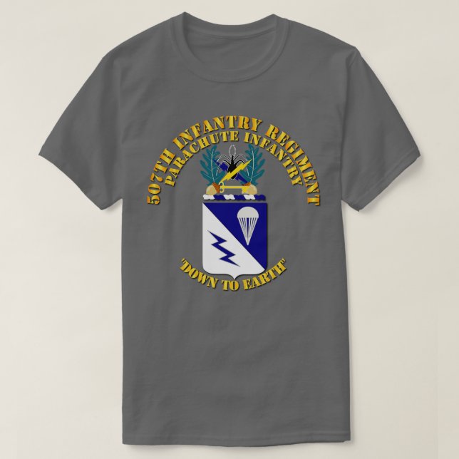 Camiseta COA 507º Regimiento de Infantería (Diseño del anverso)