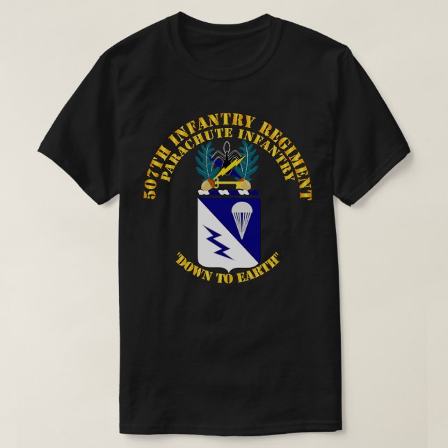 Camiseta COA 507º Regimiento de Infantería (Diseño del anverso)