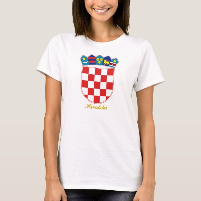 Camiseta COA de Croacia (Anverso)