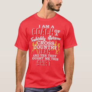 Camiseta Coach Cross Country  jogger track running funny gi