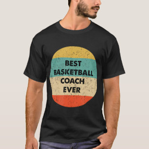 Camiseta Coach de baloncesto Shirt Mejor entrenador de balo