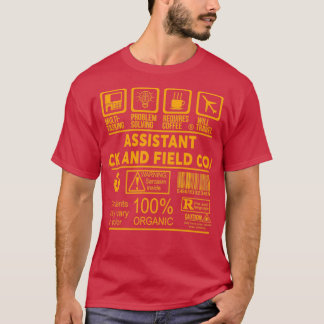 CAMISETA COACH DE CAMINO ASISTENTE Y CAMPO BONITO DISEÑO 20