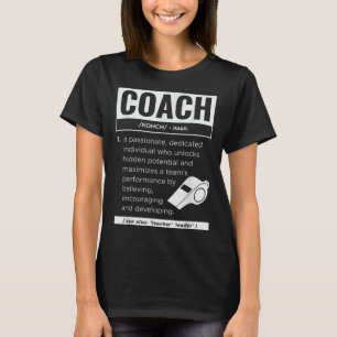 Camiseta Coach Definition Sport Games Entrenador Coaching F