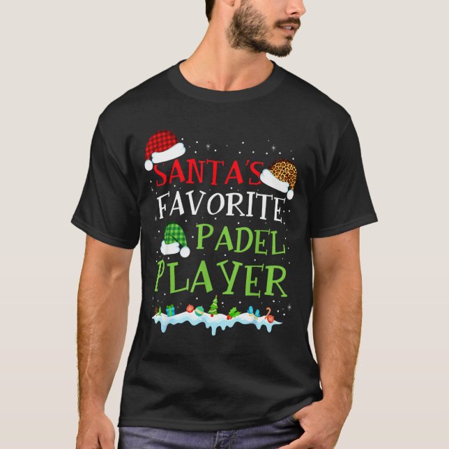 Camiseta Coach Favorite s Player Padel Santa Padel Fun Laug (Anverso)