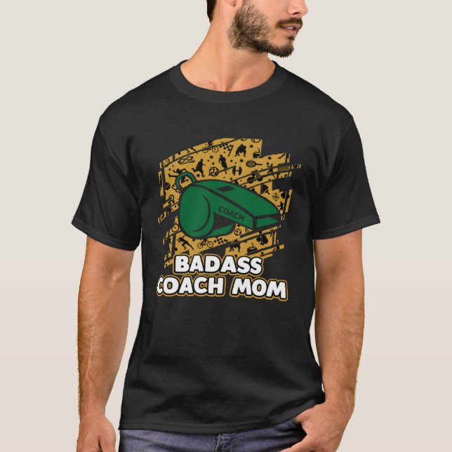 Camiseta Coach Mom  Coaching Humor Mentor Mother s Day (Anverso)