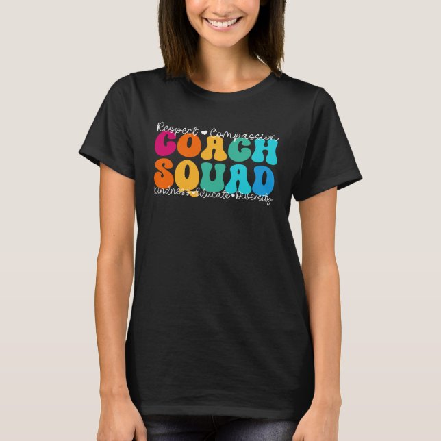 Camiseta Coach Squad Appreciation Week Back to School (Anverso)