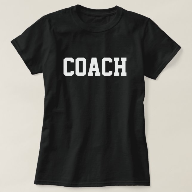 CAMISETA COACH T-SHIRT (Diseño del anverso)