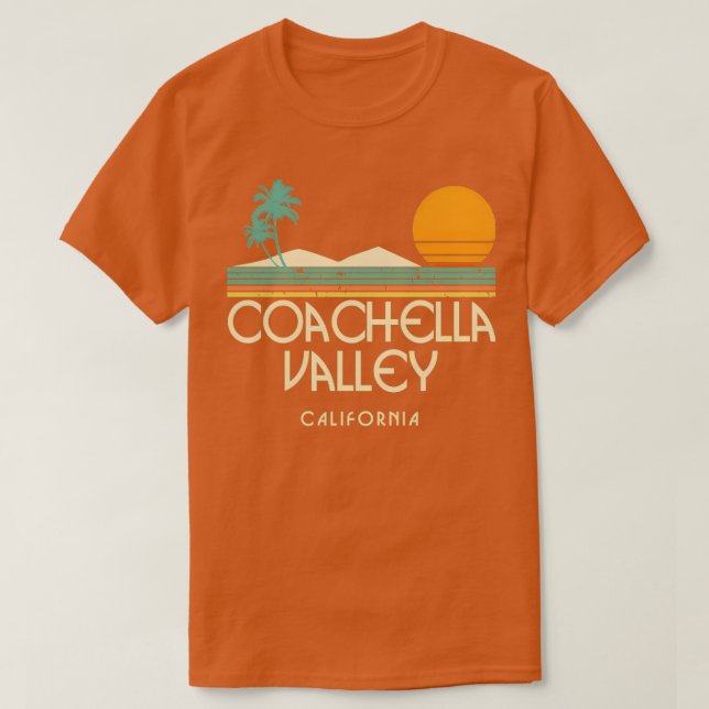 Camiseta Coachella Valley California TShirt 1 (Diseño del anverso)