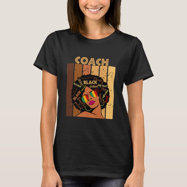 Camiseta    CoachWomen Black  (Anverso)