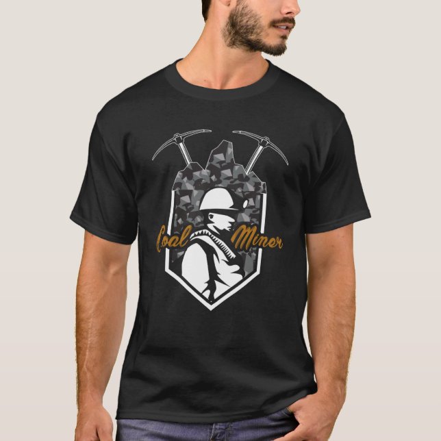 Camiseta Coal Miner Power  Mining Mine Worker (Anverso)
