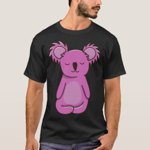 Camiseta coala koala lindo australia divertida yoga pose Pu