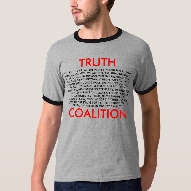 CAMISETA COALICIÓN DE LA VERDAD, (Anverso)